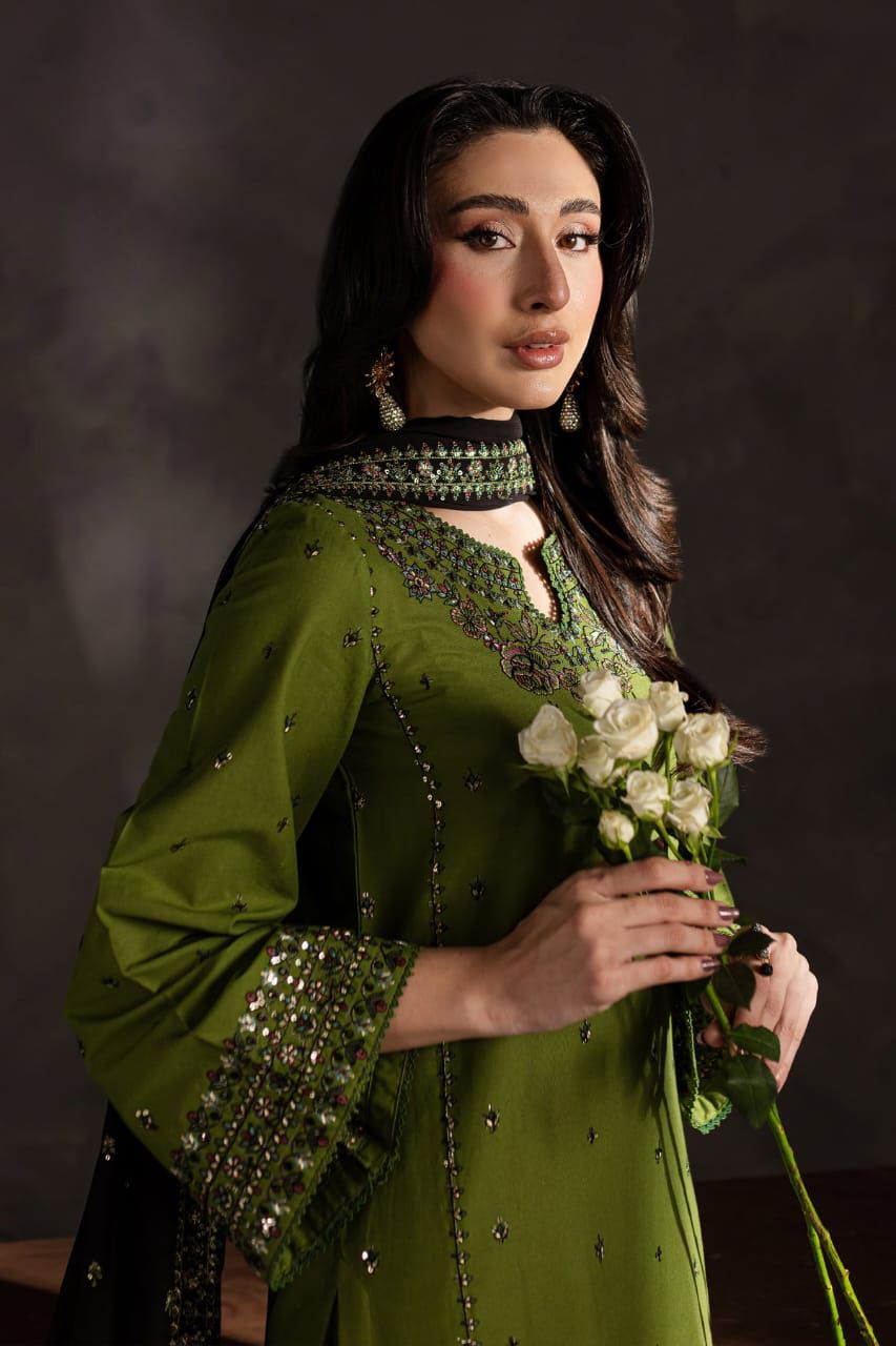 Mayal Embroidered 3PC