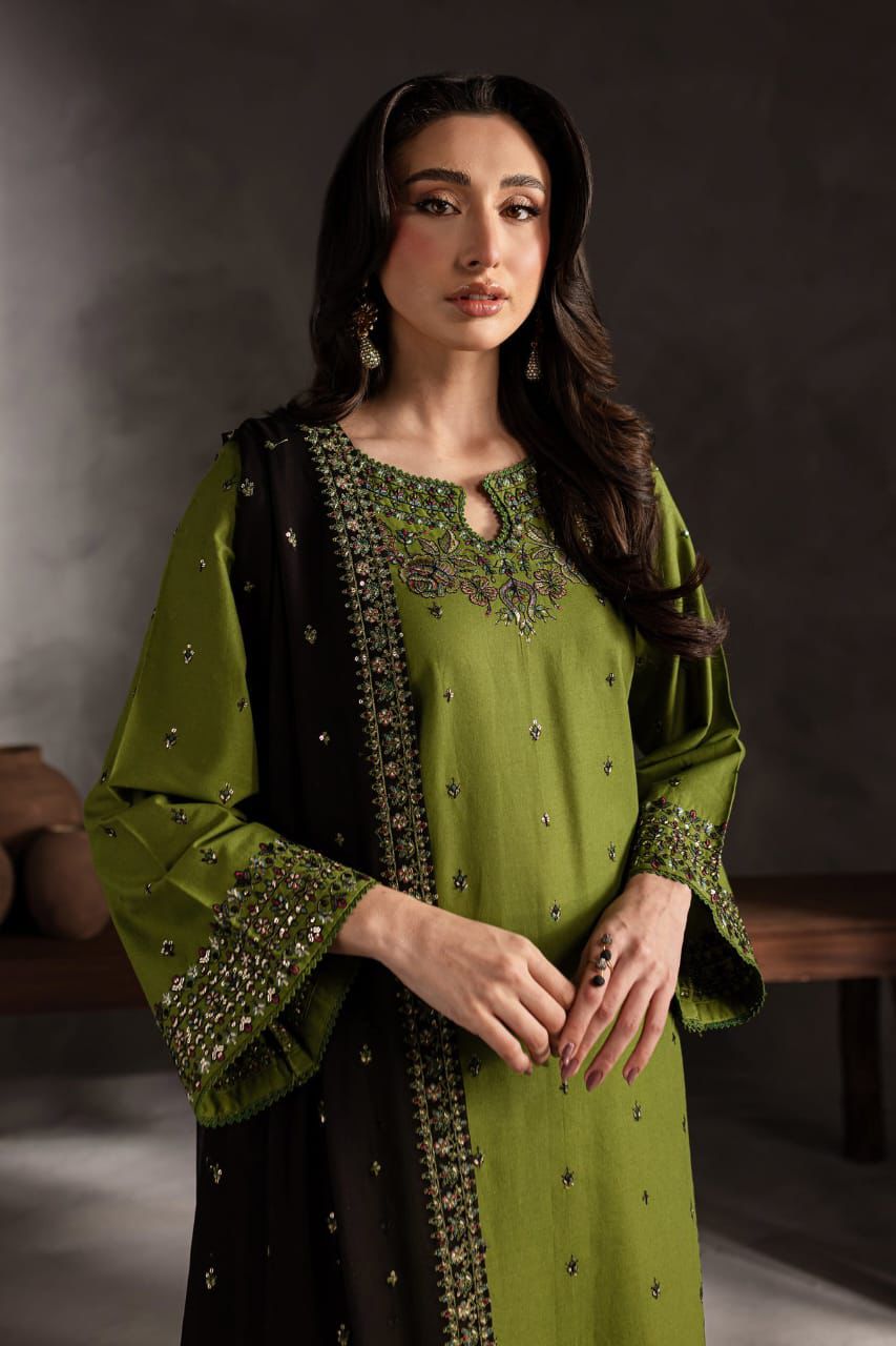 Mayal Embroidered 3PC