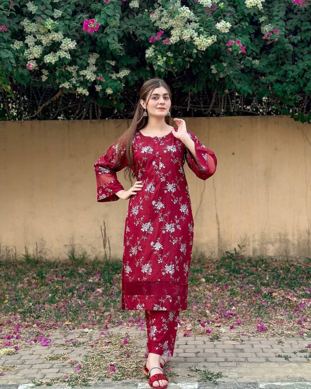 BLOSSOM PRINTED LONG LENGHT
