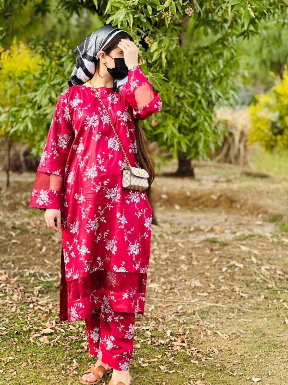 BLOSSOM PRINTED LONG LENGHT