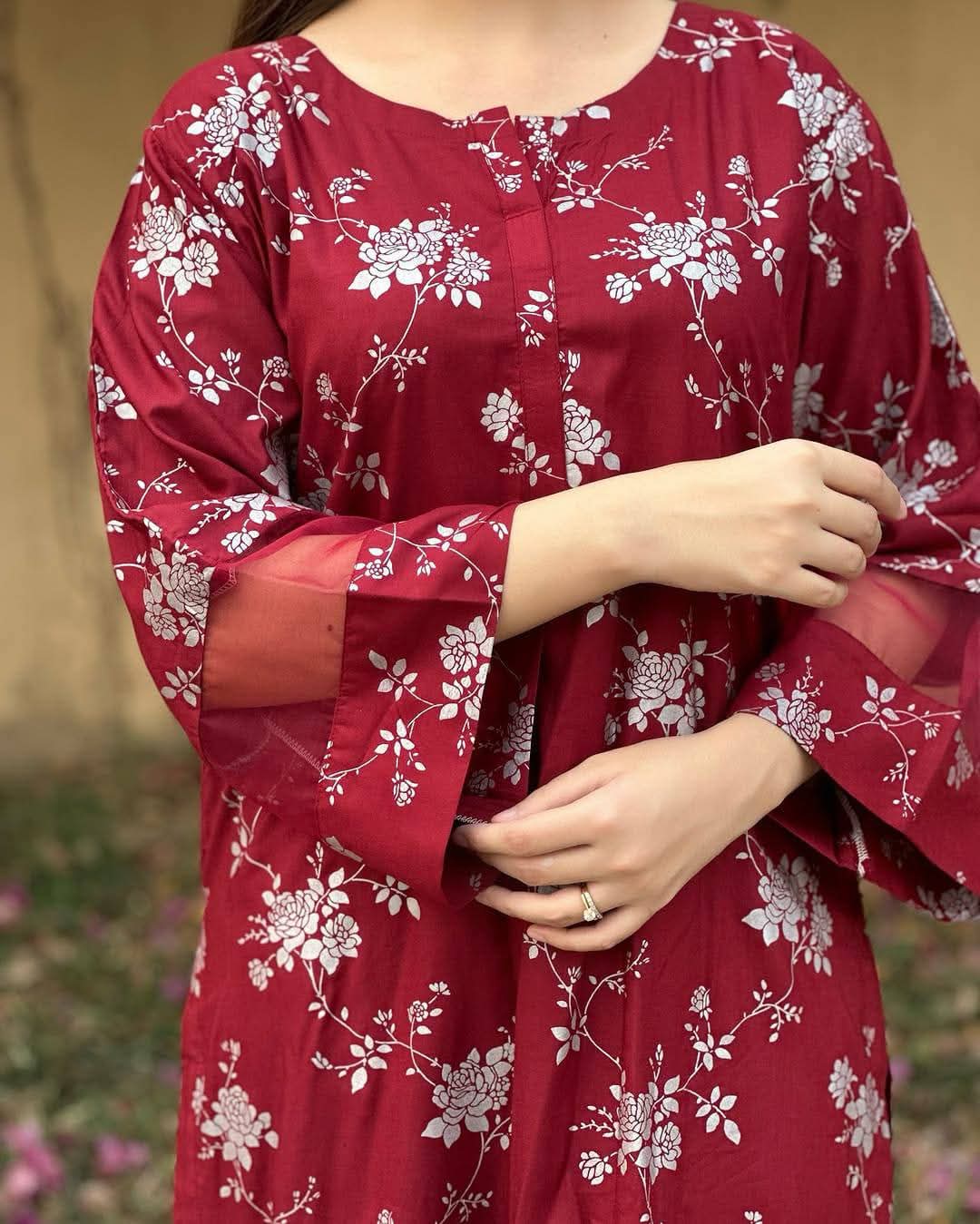 BLOSSOM PRINTED LONG LENGHT