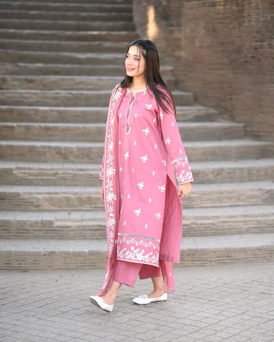 Nazneen Embroidered 3PC